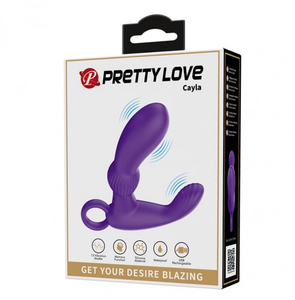 Pretty Love - Cayla Prostate Massager (Chargeable - Purple)